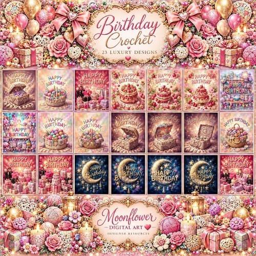 Birthday  crochet 1