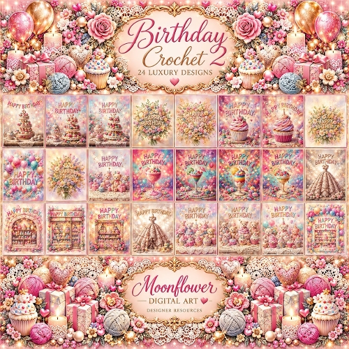 Birthday  crochet 2
