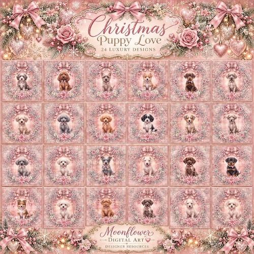 Christmas puppy love 1