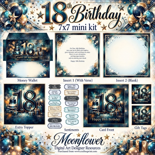  18th Birthday mini kit 