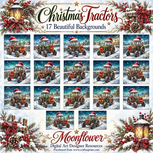 Christmas tractors 