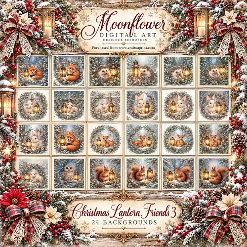 Christmas lantern friends 3
