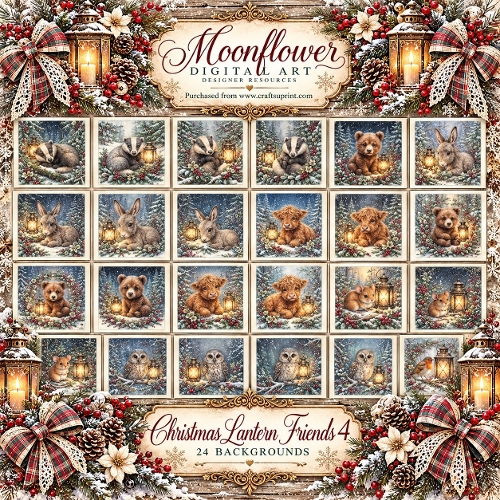 Christmas lantern friends 4