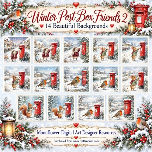 Winter post box friends 2