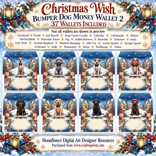 Christmas Wish — Bumper Dog Money Wallet 2