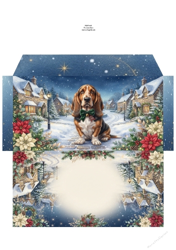 Christmas Wish —  Money Wallet  Basset hound 2