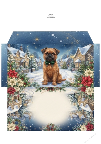 Christmas Wish —  Money Wallet Brussels griffon