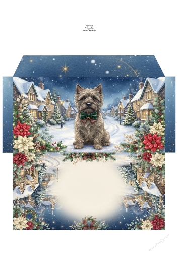 Christmas Wish —  Money Wallet Cairn terrier 