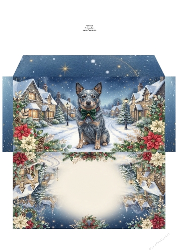 Christmas Wish —  Money Wallet Australian cattle dog 
