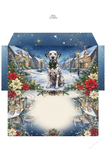 Christmas Wish —  Money Wallet  Dalmatian 