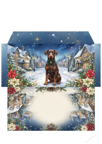 Christmas Wish —  Money Wallet Doberman 2