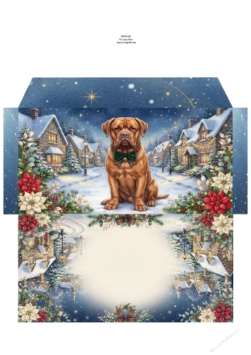 Christmas Wish —  Money Wallet Dogue de Bordeaux