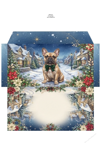 Christmas Wish —  Money Wallet French bulldog 