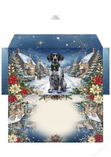 Christmas Wish —  Money Wallet German short haired pointer