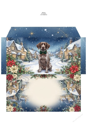 Christmas Wish —  Money Wallet German short haired pointer 2