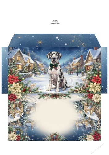 Christmas Wish —  Money Wallet Great dane 2