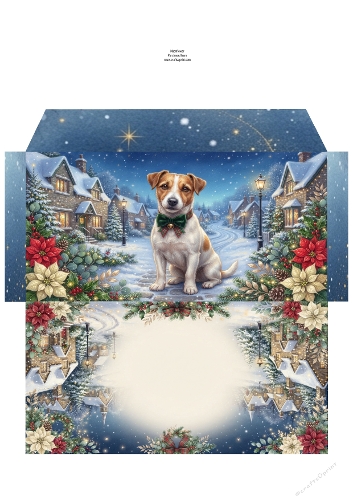 Christmas Wish —  Money Wallet Jack Russell 