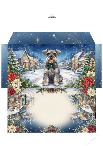 Christmas Wish —  Money Wallet Schnauzer 