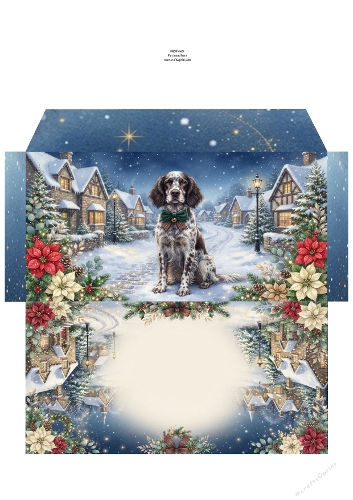Christmas Wish —  Money Wallet English setter 2