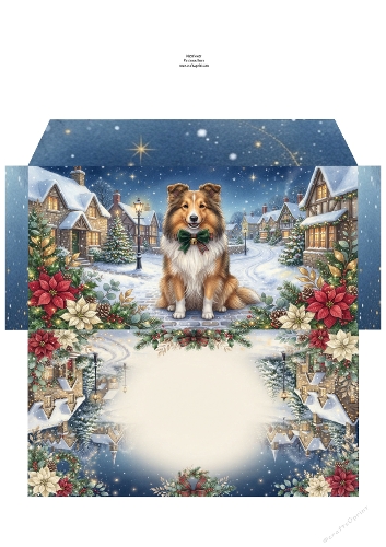 Christmas Wish —  Money Wallet Shetland sheepdog