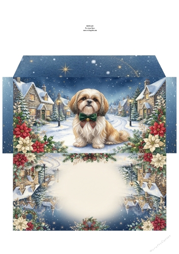 Christmas Wish —  Money Wallet shih tzu