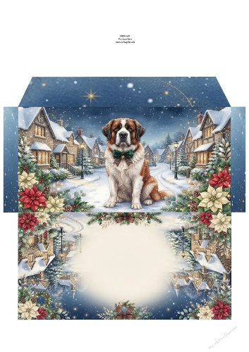 Christmas Wish —  Money Wallet St Bernard 