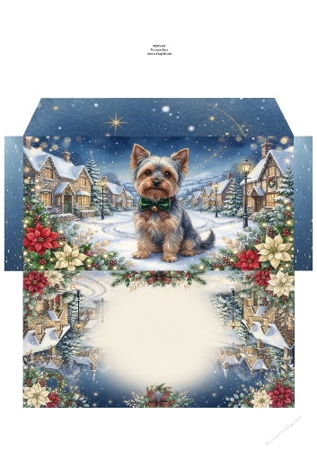 Christmas Wish —  Money Wallet  Yorkie