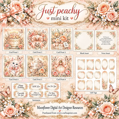 Just peachy mini kit 