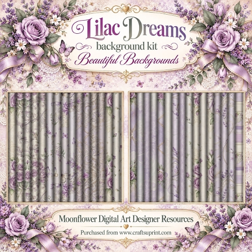 Lilac dreams background kit 
