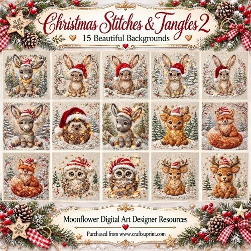 Christmas stiches & tangles 2