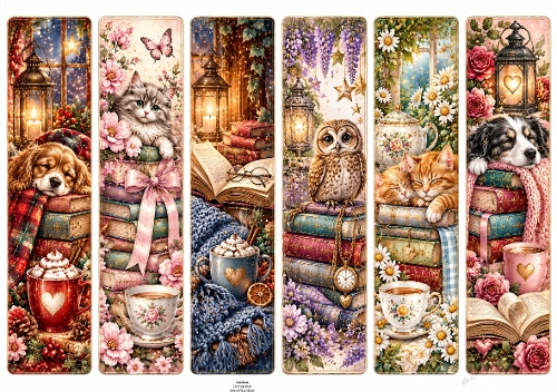 Cozy whimsical bookmarks 2