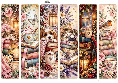 Cozy whimsical bookmarks 3