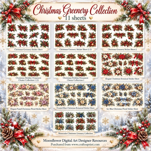 Christmas greenery collection CUSTOMER REQUEST 