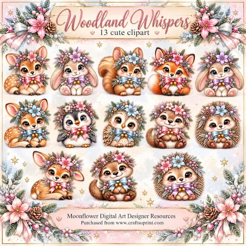Woodland whispers clipart 
