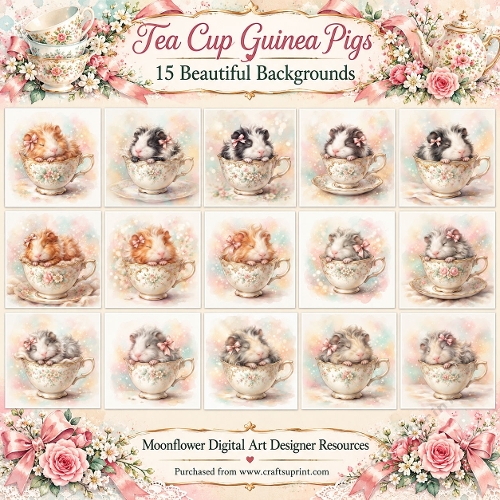 Tea cup  guinea pigs