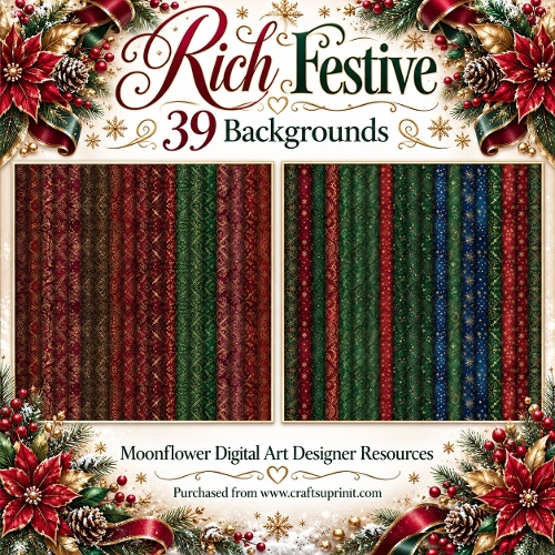 Rich festive background  kit 