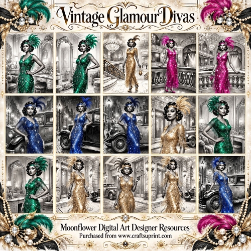 Vintage glamour divas 1