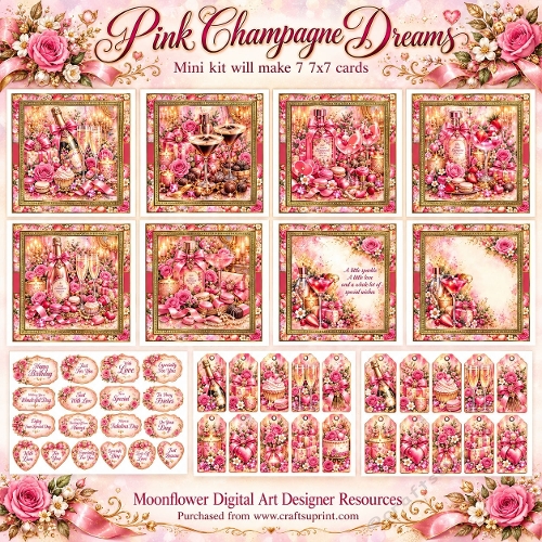 Pink champagne dreams mini kit 