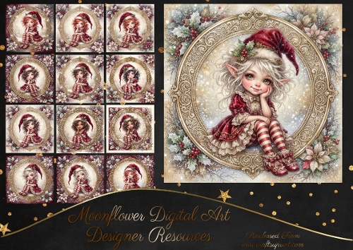 Cute Christmas elf 