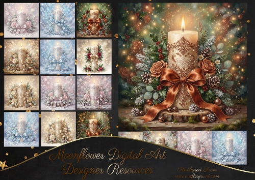 Christmas candles 2