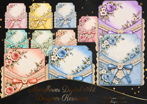 Beautiful envelope clipart 2