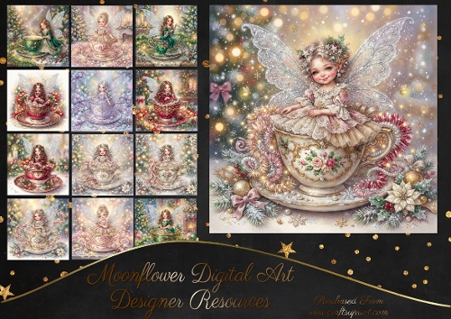 Twinkle Teacup Christmas Fairies 3