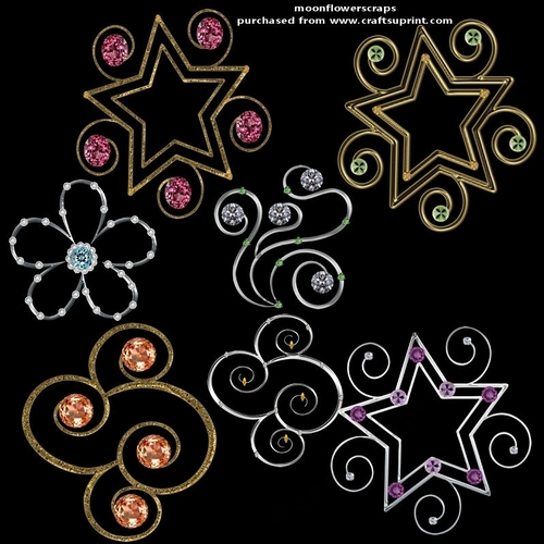  Jewel Swirls