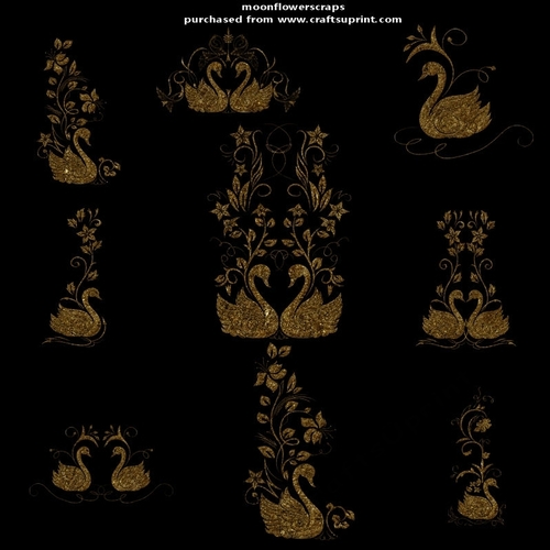 Golden swans