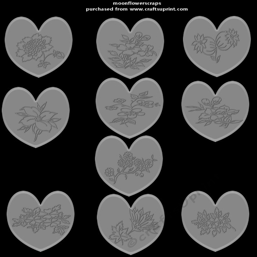 Engraved  Hearts