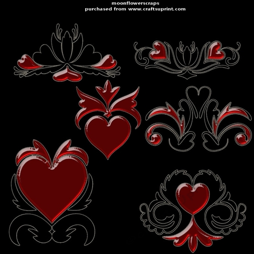 Valentine hearts