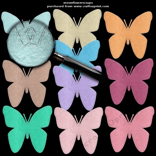 Felt Butterflies