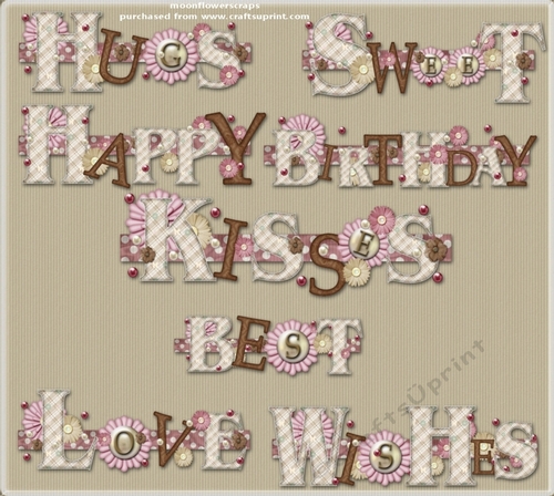 Sweet Birthday wordart