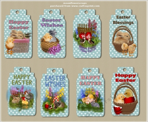 Easter tags