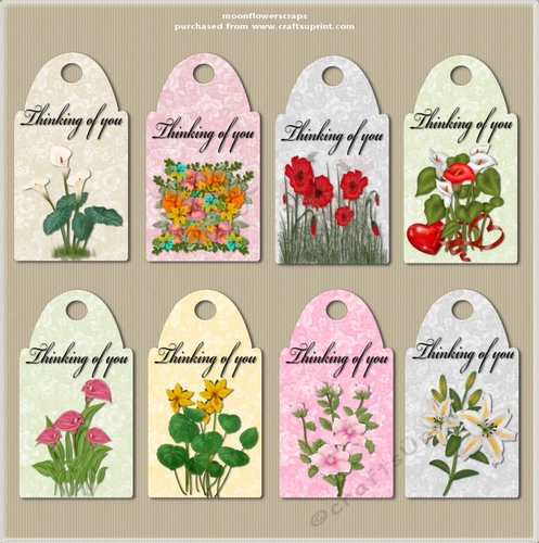 Thinking of you  tags